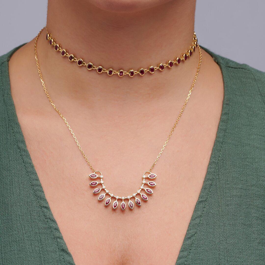 Fire Droplets Necklace - Image 2