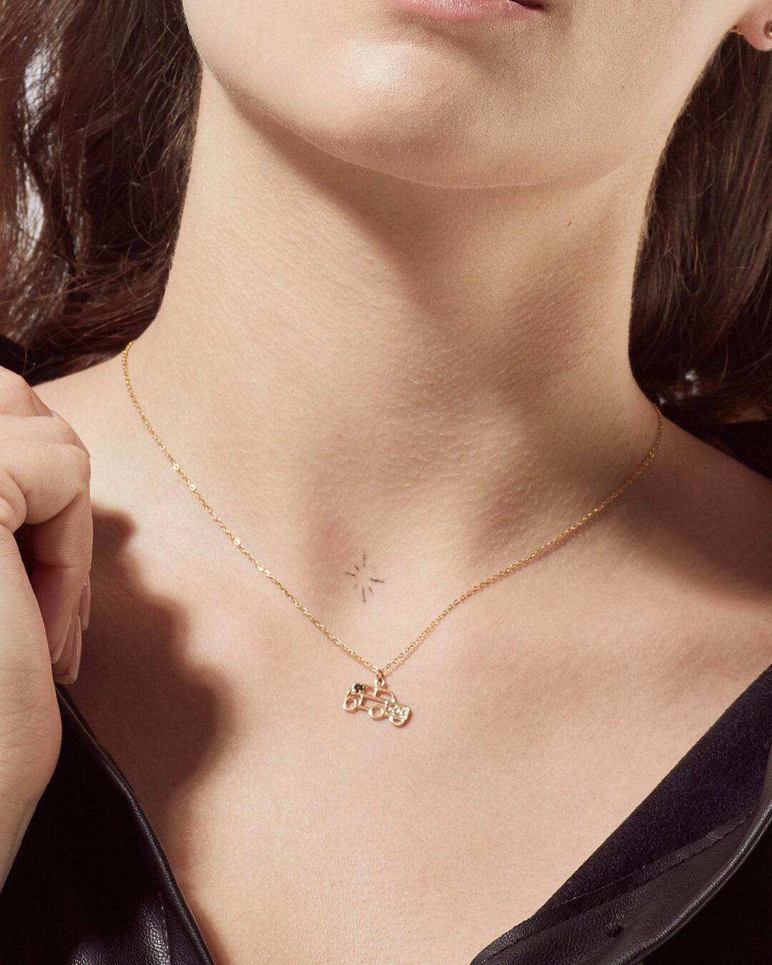 ⁦Jeep Minimal Necklace⁩ - الصورة ⁦4⁩