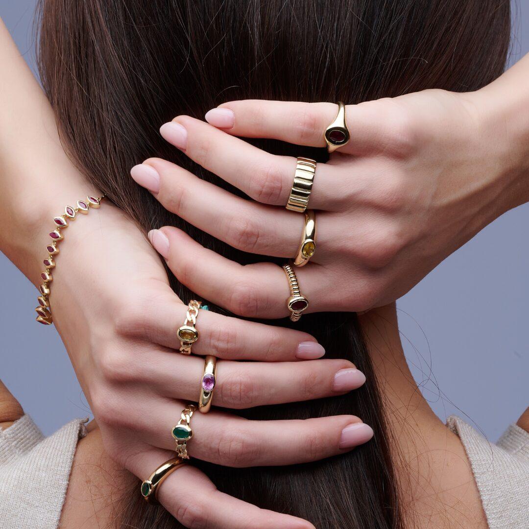 ⁦Solar Flare Chain Ring⁩ - الصورة ⁦3⁩