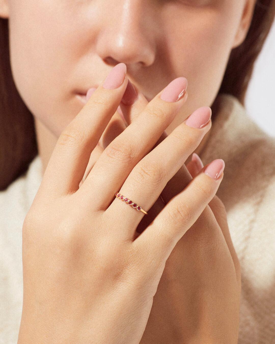 ⁦Scorpius Ring (RED RUBY)⁩ - الصورة ⁦3⁩