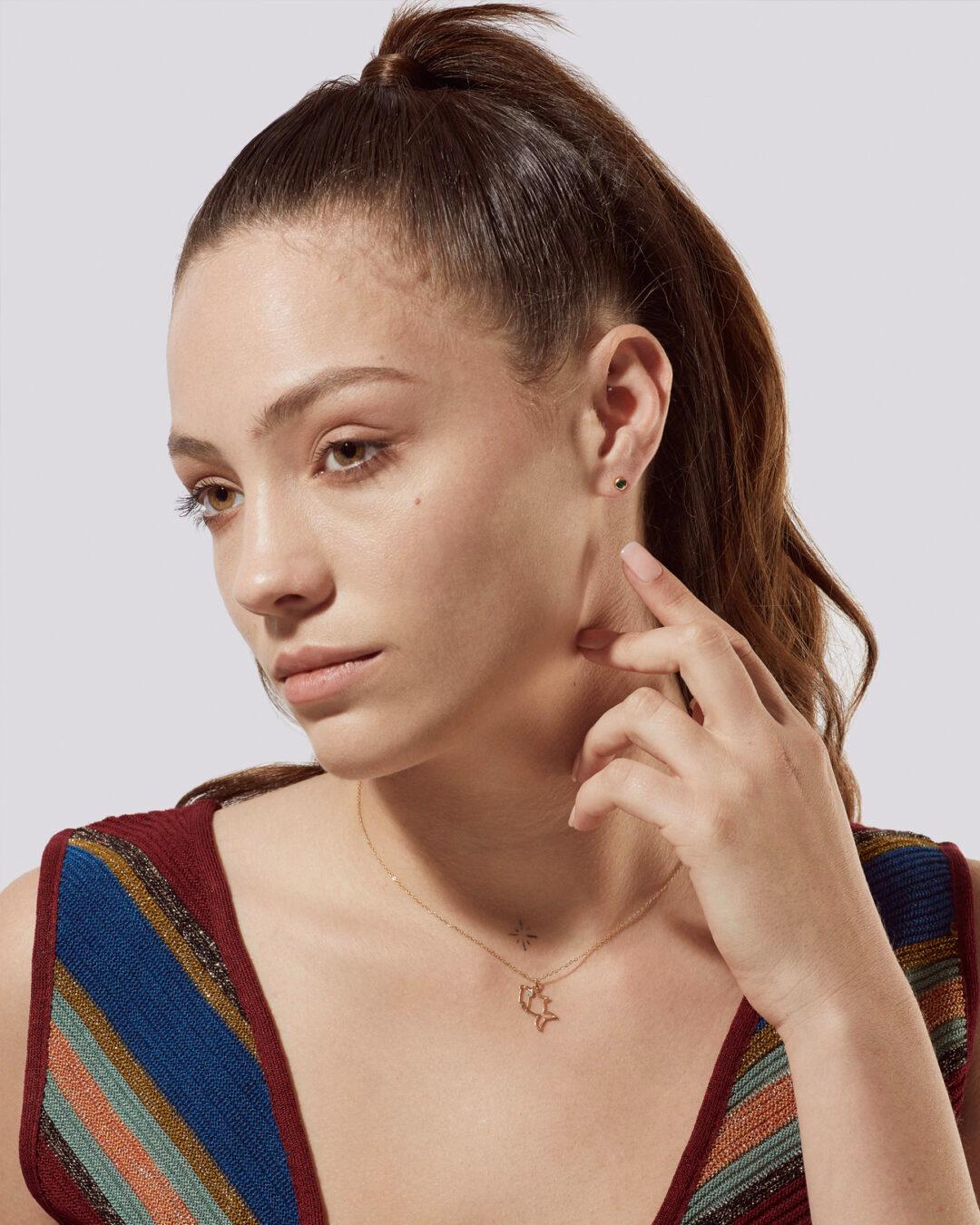 Minimal Fish Necklace - Image 3