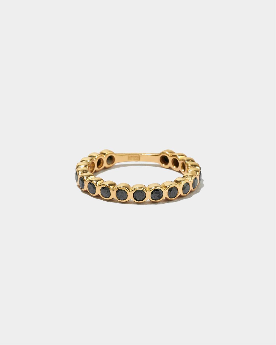 Starry Night Ring Black Diamond