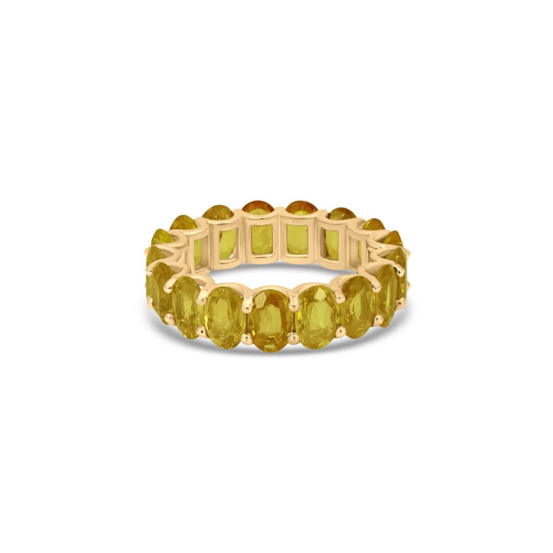 Olive Oasis Sapphire Ring
