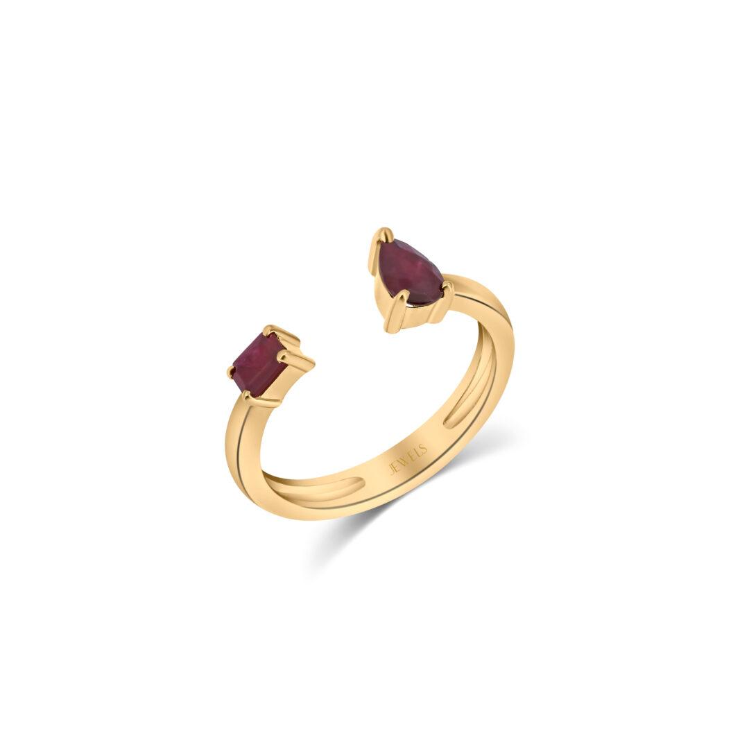 Regal Ruby Open Ring