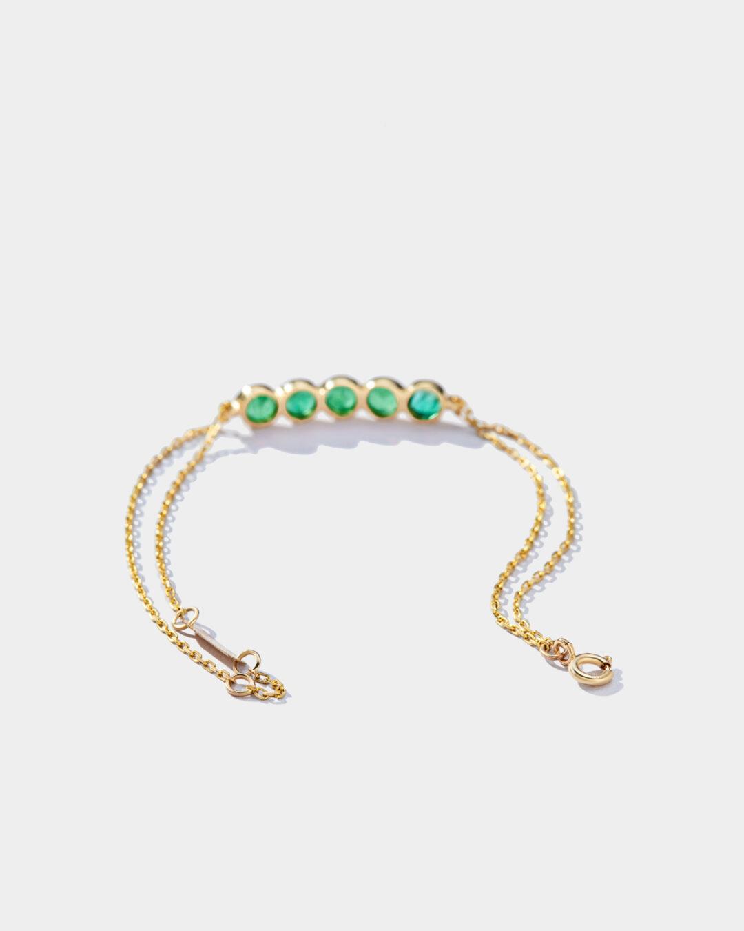 LEO BRACELET (5 GRN EME) - Image 2