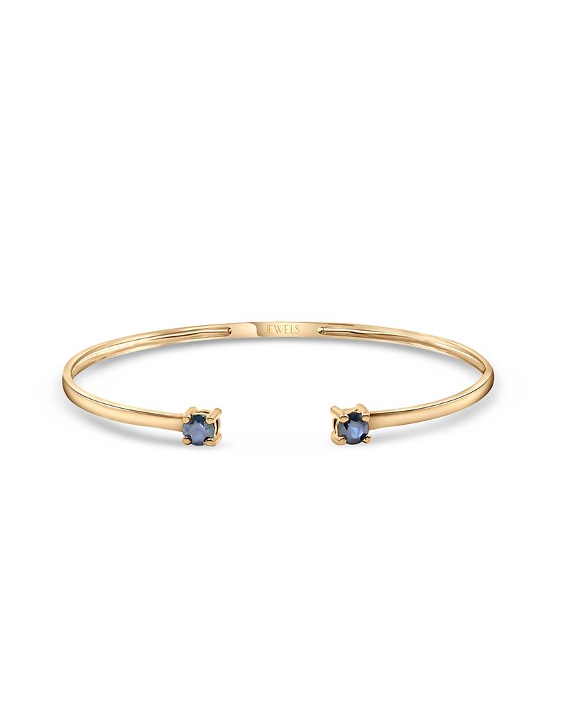 Twin Sapphire Bangle