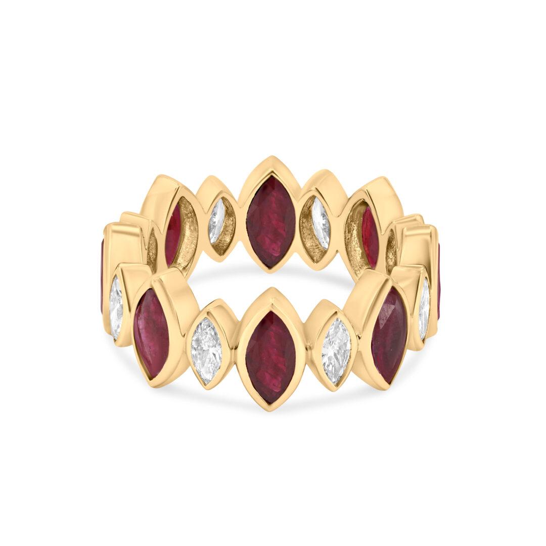 Regal Flame Eternity Band