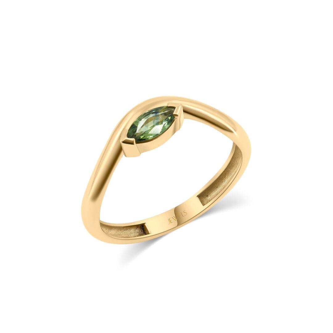 Marquise Peridot Ring