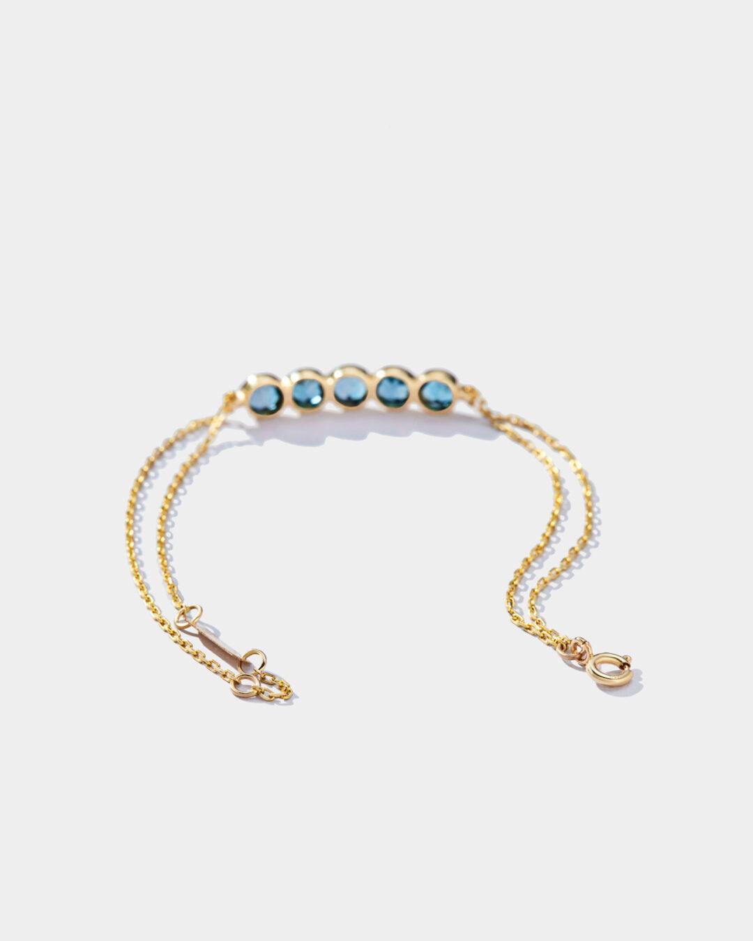 LEO BRACELET (5 BLUE TOPAZ) - Image 2