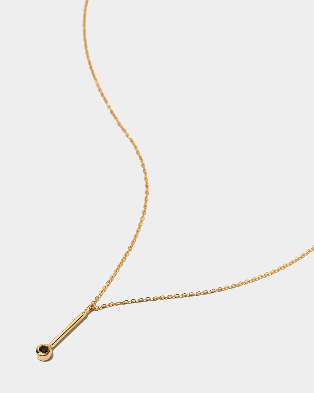 Northern Star Necklace (BLK DIA)