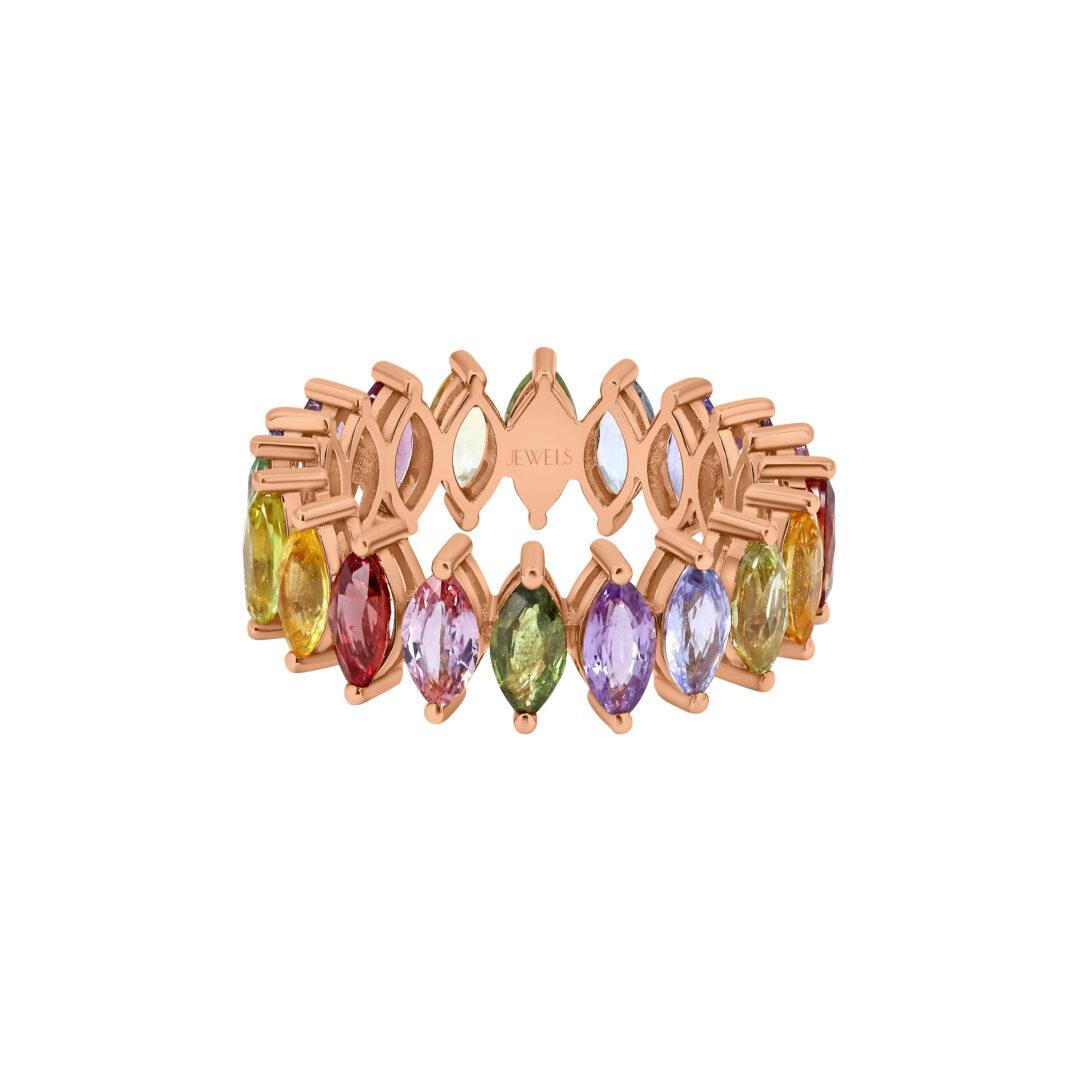 Rainbow Elegance Ring