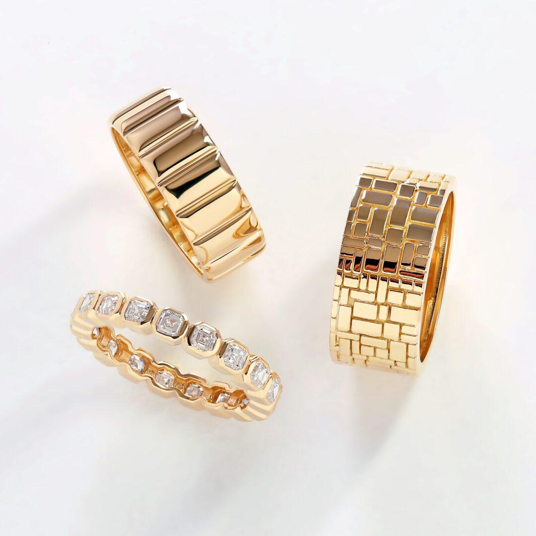 Classic Quilted Ring - Image 2