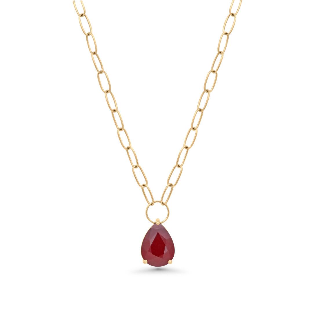 Statement Ruby Royalty Necklace