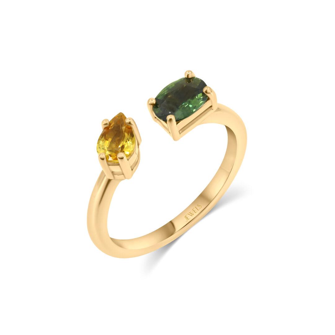 Golden Forest Duo Ring