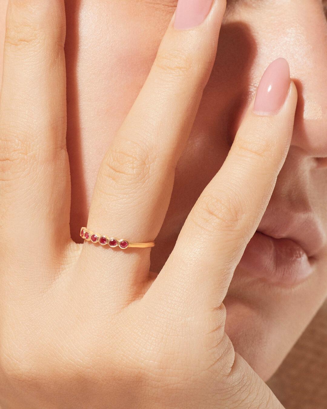 ⁦Scorpius Ring (RED RUBY)⁩ - الصورة ⁦4⁩