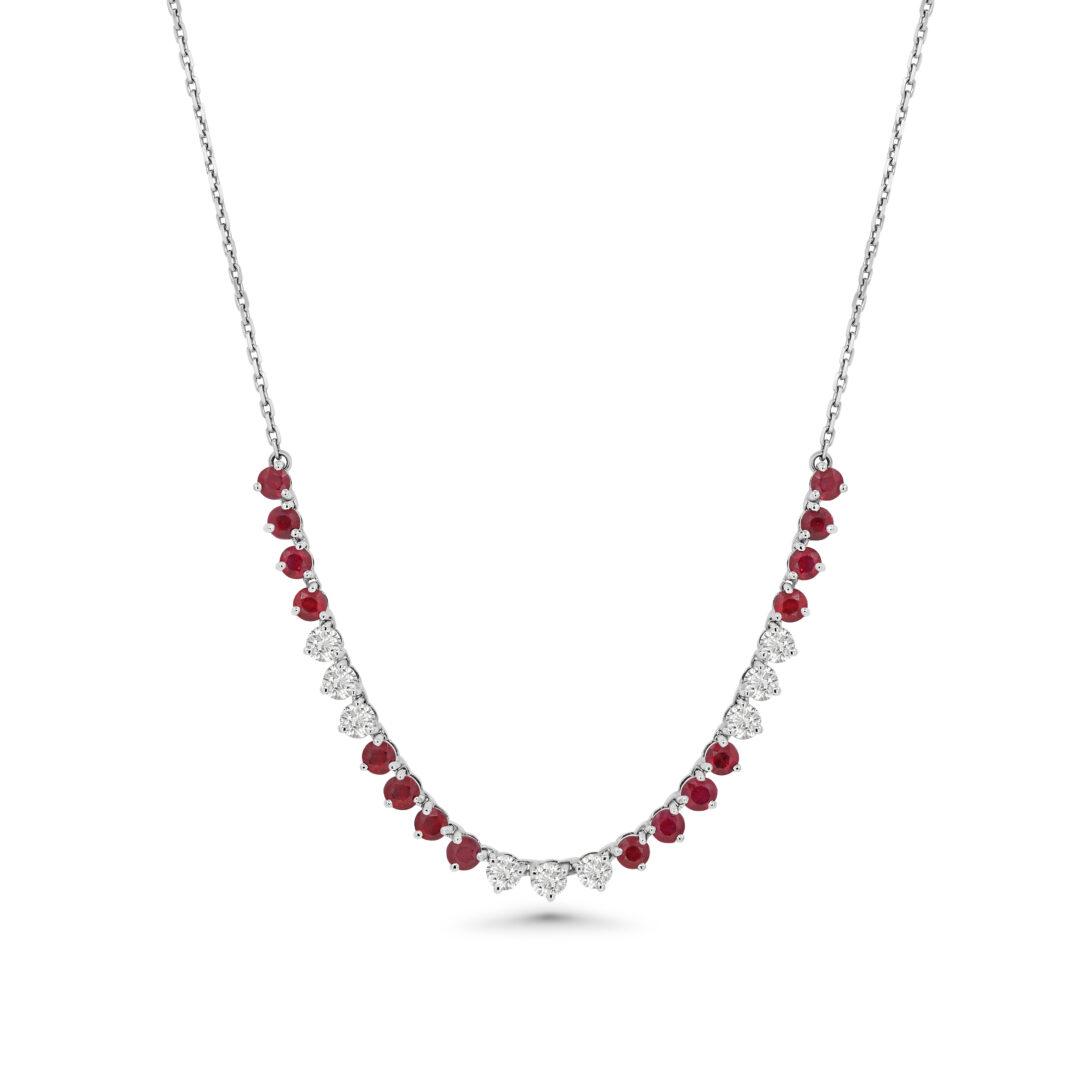 Scarlet Radiance Ruby Necklace