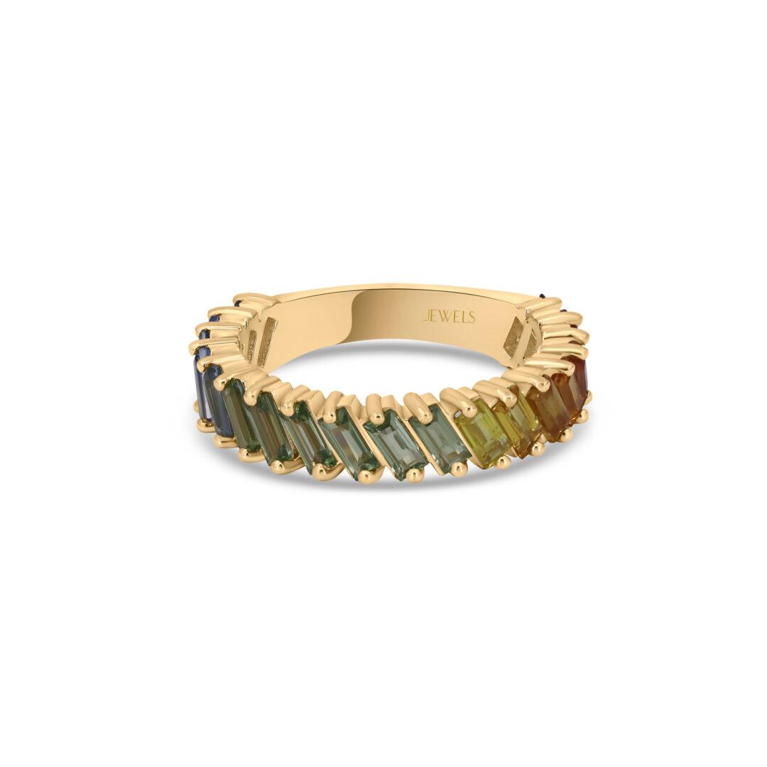 Opulent Baguette Ring