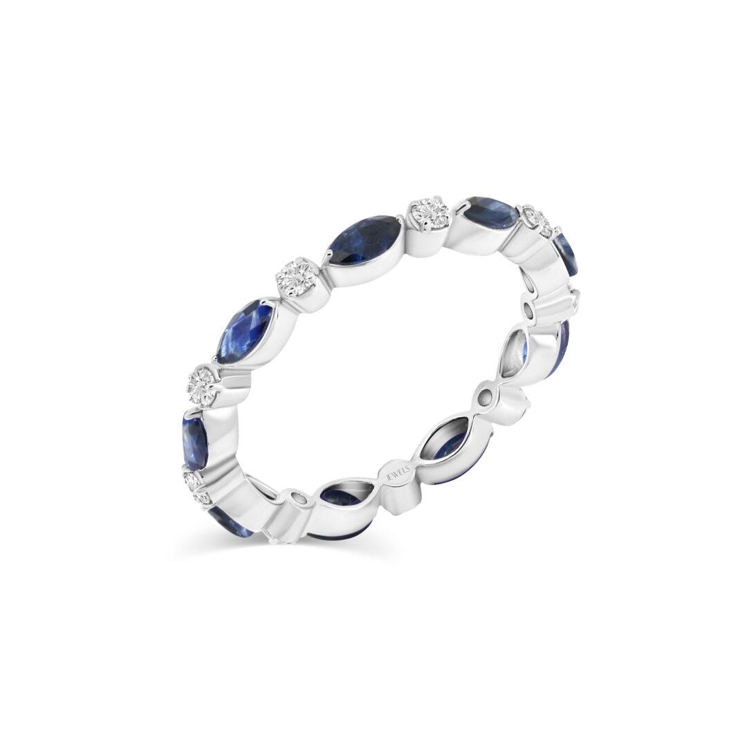 Lunar Glow Eternity Ring