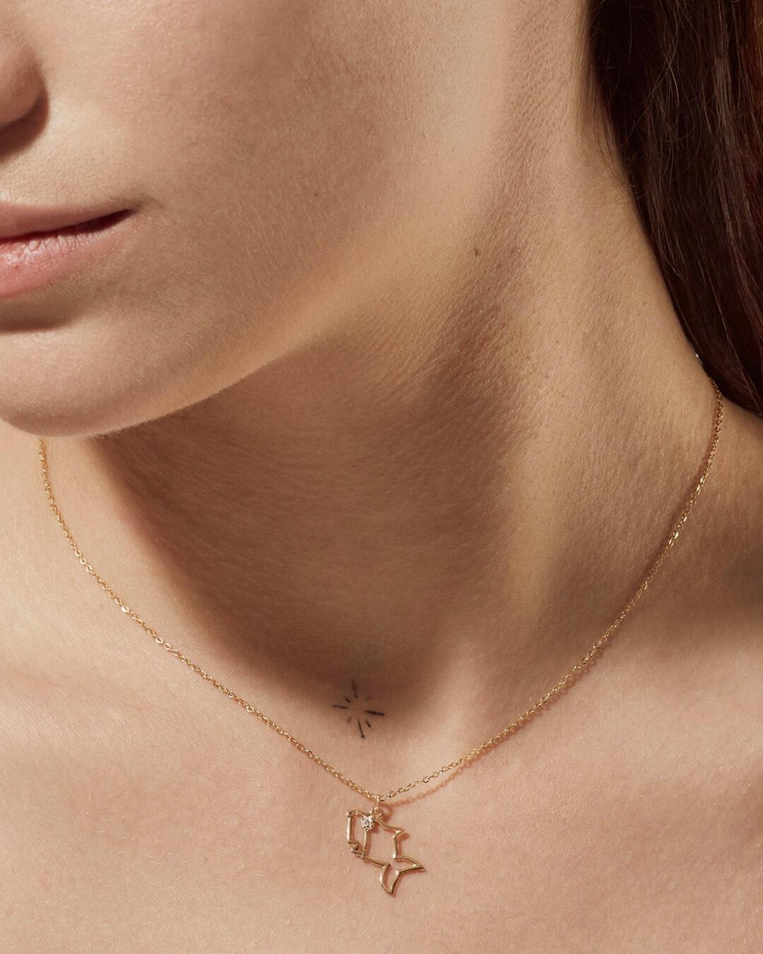 Minimal Fish Necklace - Image 4