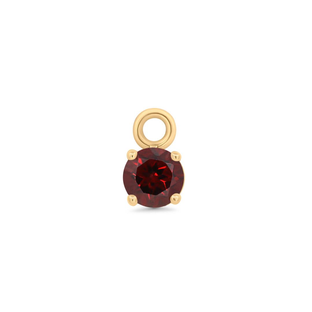 Glow Garnet Charm
