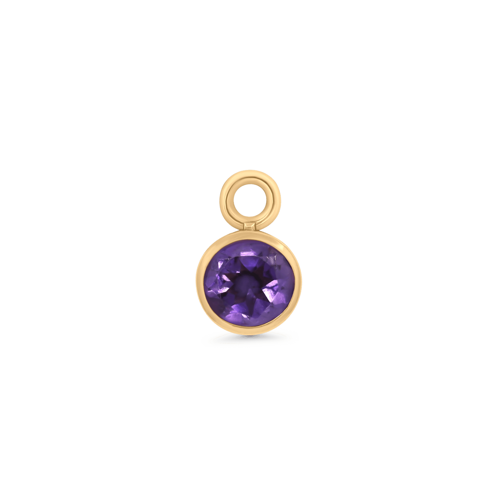 Orbit Amethyst Charm