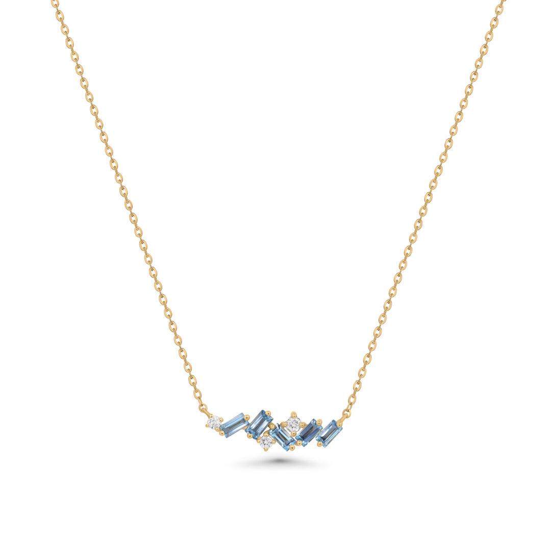 Azure Spark Necklace