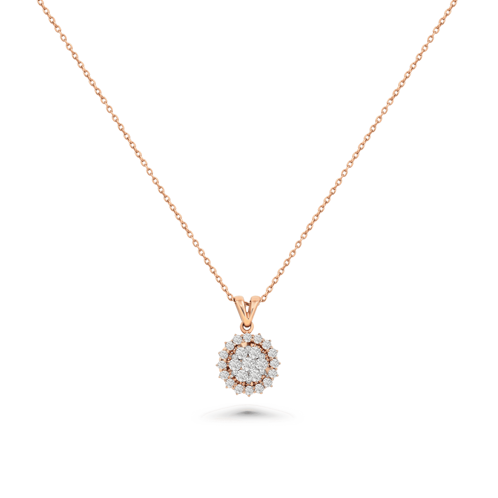 Sunnyside Rose Gold Pendant Necklace