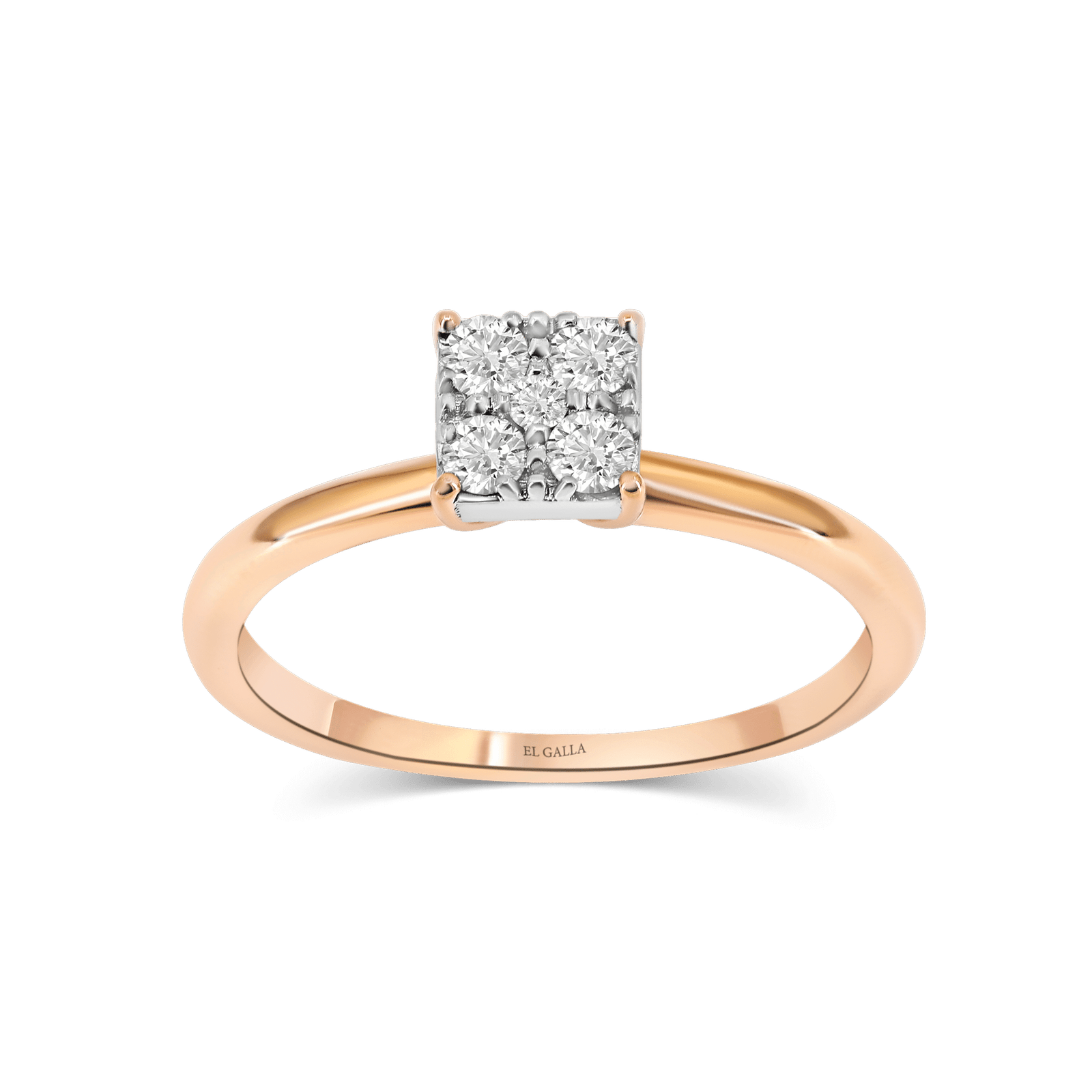 Diamond Quartet Ring