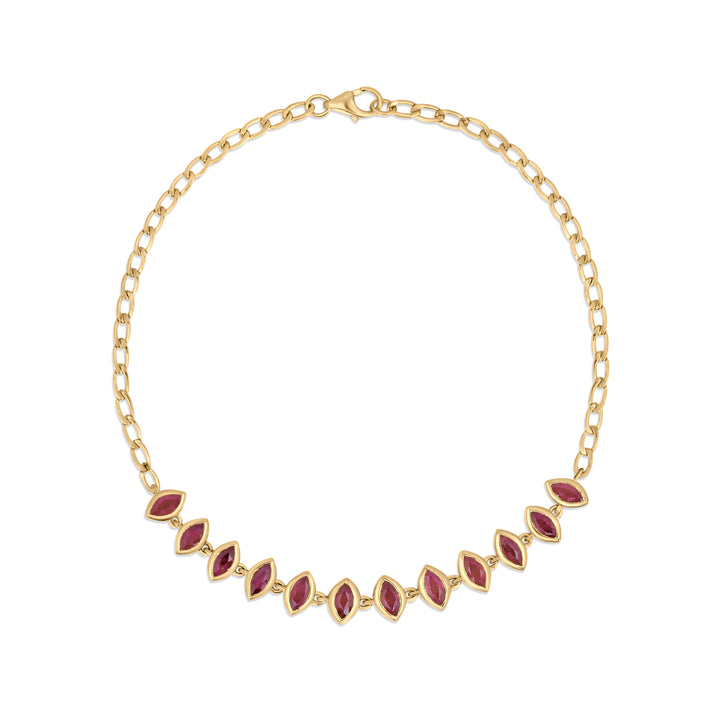 Marquise Ruby Firestorm Bracelet