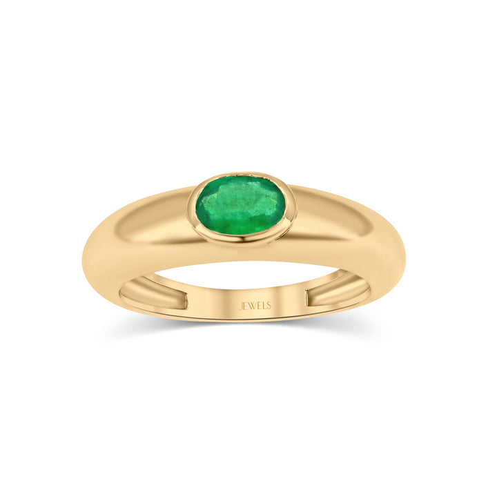 Emerald Essence Ring (Emerald, 18K Gold)