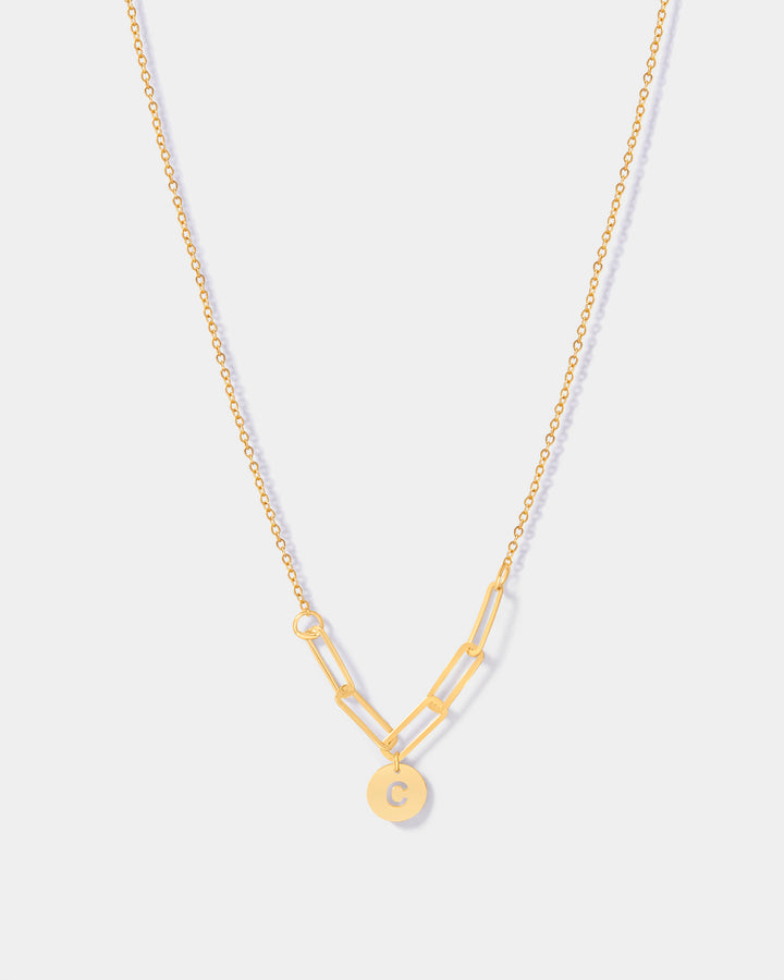 Letter C Links Necklace