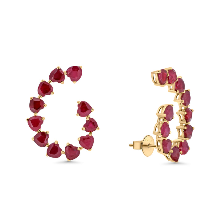 Ruby Romance Earrings