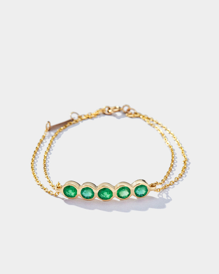 LEO BRACELET (5 GRN EME)