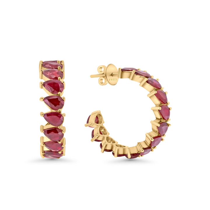 Ruby Royalty Earrings