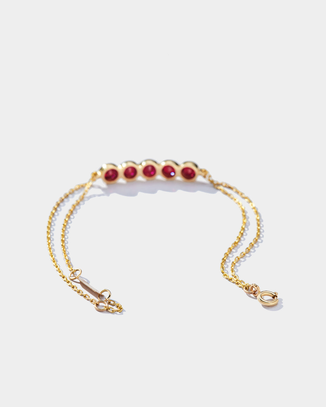 LEO BRACELET (5 RED RUBY)