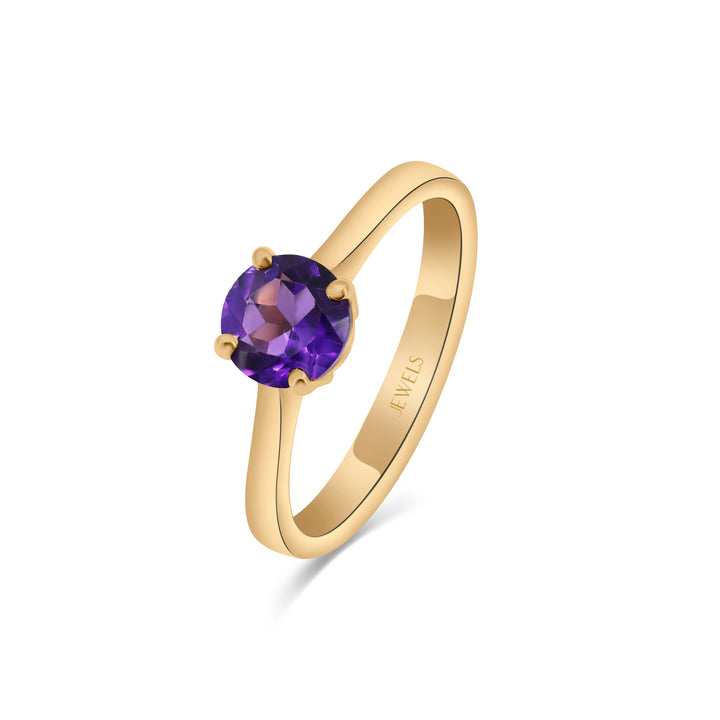 Violet Whispers Amethyst Ring