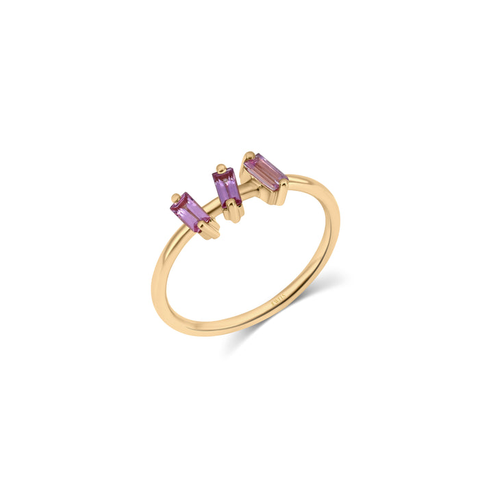 Pink Trinity Ring