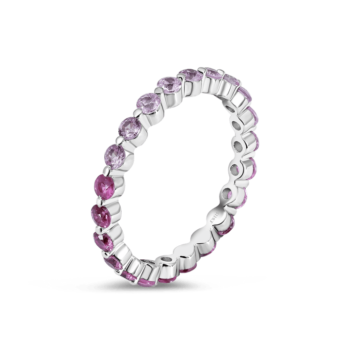 Pink Haze Eternity Ring