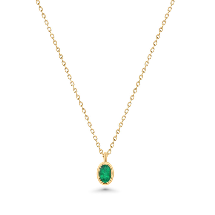 The Green Petal Emerald Pendant