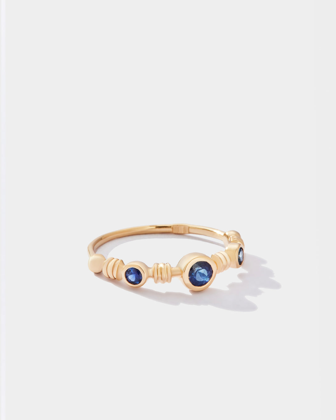 Eye Of Horus Ring (BLUE SAPPHIRE)