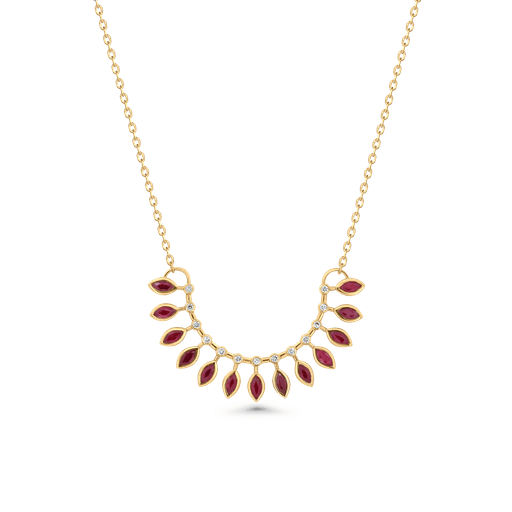 Fire Droplets Necklace