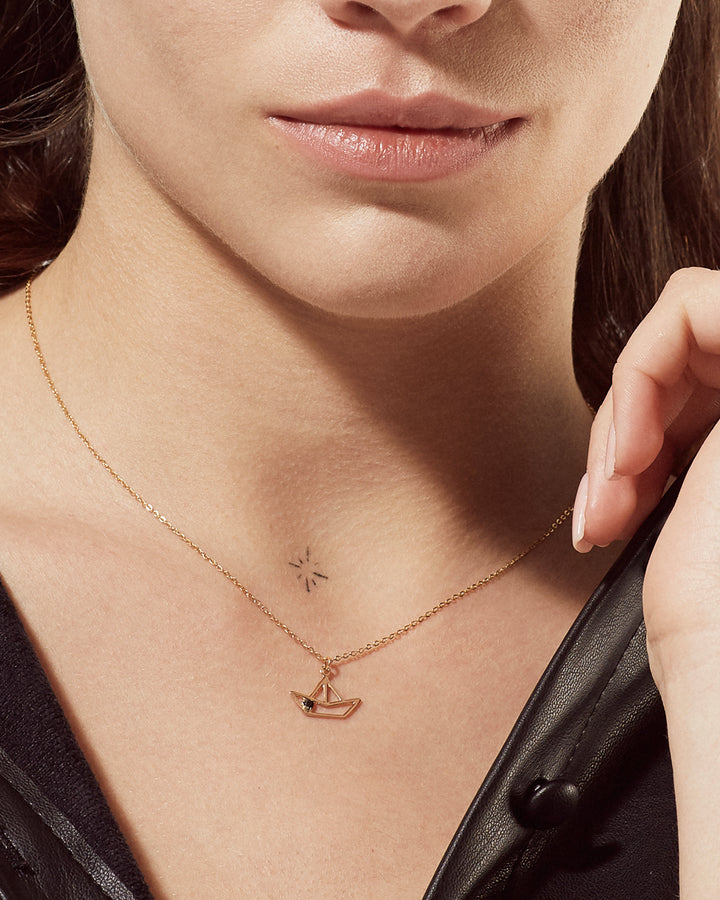 Boat Minimal Necklace