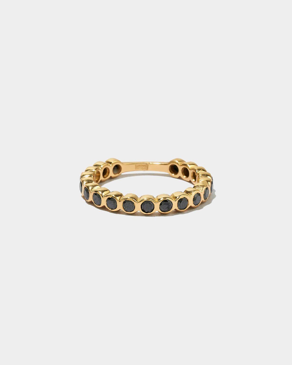 Starry Night Ring Black Diamond