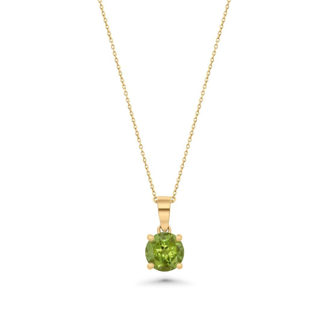 Olive Oasis Peridot Pendant