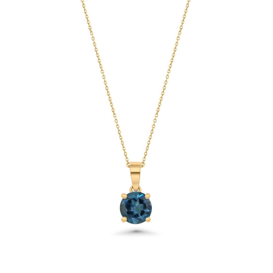 London Blue Topaz Pendant