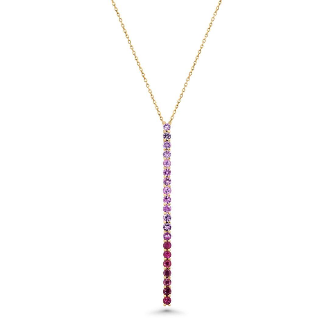 Kaleidoscope Sapphire Necklace