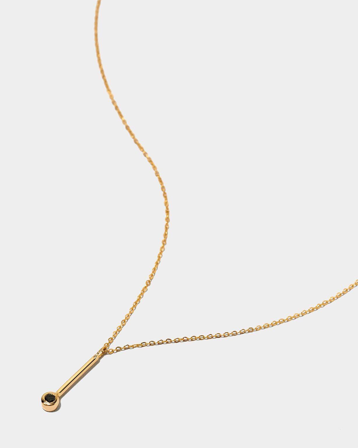 Northern Star Necklace (BLK DIA)