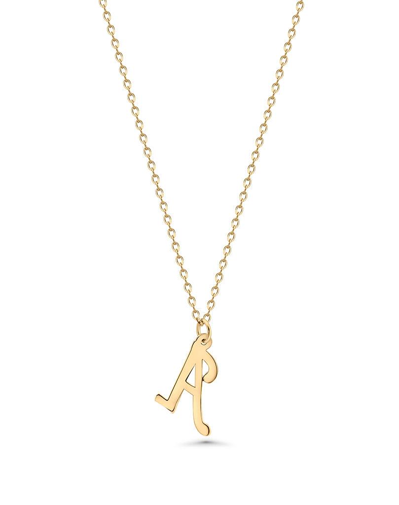 “A” Initial Necklace