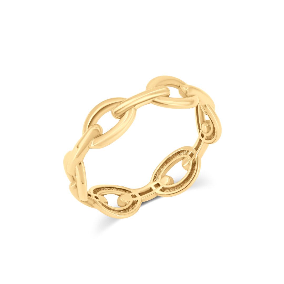 Golden Link Ring