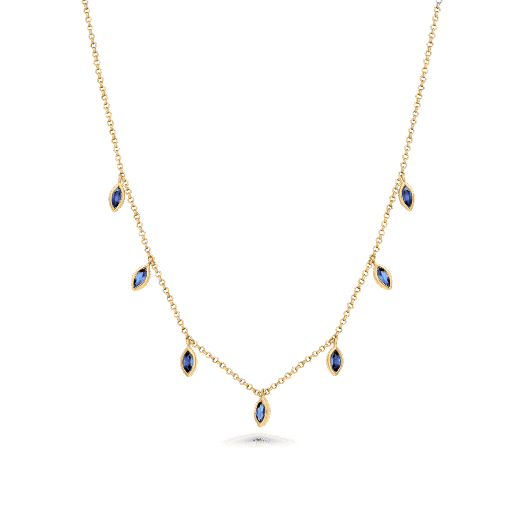 Sapphire Whisper Necklace